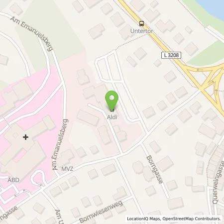 Standortübersicht der Tankstelle ALDI Nord Deutschland Stiftung & Co. KG in 36199 Rotenburg a. d. Fulda