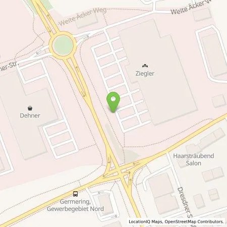 Standortübersicht der Tankstelle EnBW mobility+ AG und Co.KG in 82110 Germering