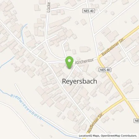 Standortübersicht der Tankstelle Jochen Menninger in 97654 Bastheim