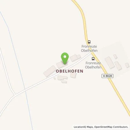 Standortübersicht der Tankstelle Johannes Metzler in 88273 Fronreute