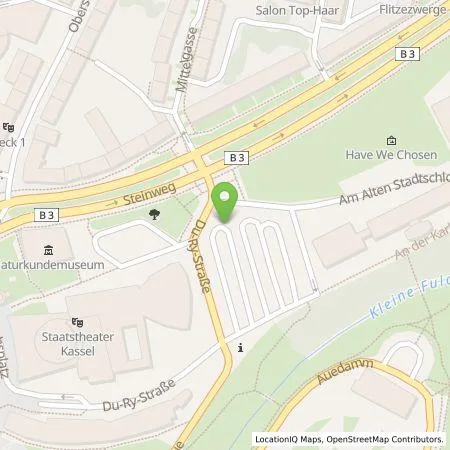 Standortübersicht der Tankstelle Städtische Werke AG in 34117 Kassel
