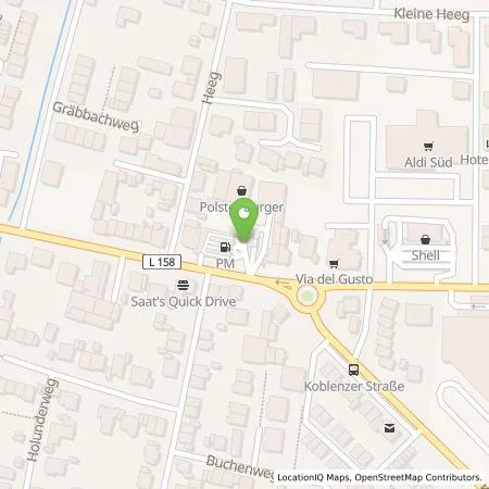 Standortübersicht der Tankstelle Fred Pfennings GmbH & Co. KG in 53359 Rheinbach