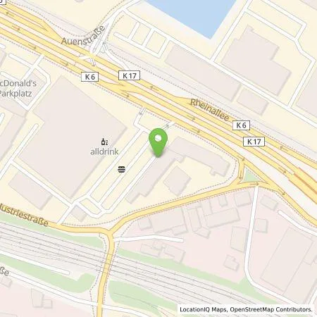 Standortübersicht der Tankstelle Fahrrad Franz GmbH in 55120 Mainz