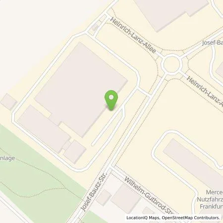 Standortübersicht der Tankstelle Iron Mountain (Deutschland) Data Centres 2 GmbH in 60437 Frankfurt am Main