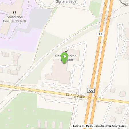 Standortübersicht der Tankstelle Andreas Pensel e.K. in 95448 Bayreuth