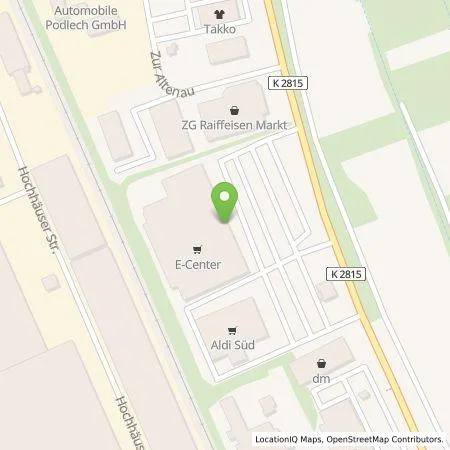 Standortübersicht der Tankstelle Dürr Handels KG in 97941 Tauberbischofsheim