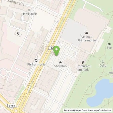 Standortübersicht der Tankstelle E.ON Drive GmbH in 45128 Essen