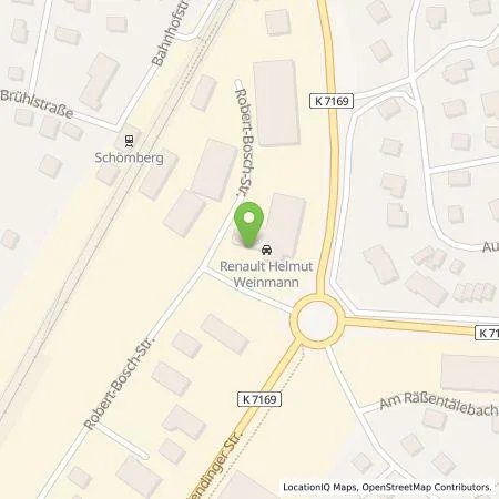 Standortübersicht der Tankstelle E.ON Drive GmbH in 72355 Schoemberg