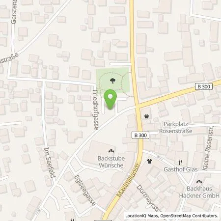 Standortübersicht der Tankstelle Energie Südbayern GmbH in 85290 Geisenfeld