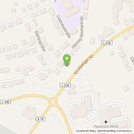 Standortübersicht der Tankstelle E.ON Drive GmbH in 55469 Simmern