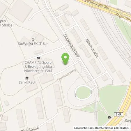 Standortübersicht der Tankstelle N-ERGIE Aktiengesellschaft in 90478 Nürnberg