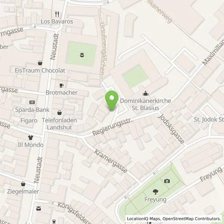 Standortübersicht der Tankstelle Energie Südbayern GmbH in 84028 Landshut