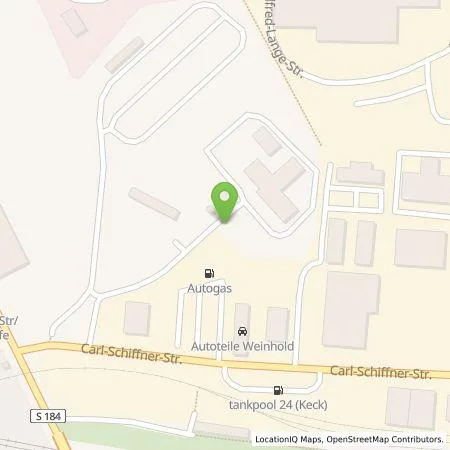 Standortübersicht der Tankstelle envia Mitteldeutsche Energie AG in 09599 Freiberg