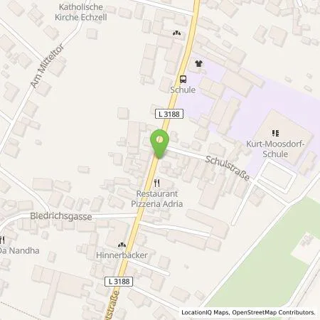 Standortübersicht der Tankstelle Oberhessische Versorgungsbetriebe AG in 61209 Echzell