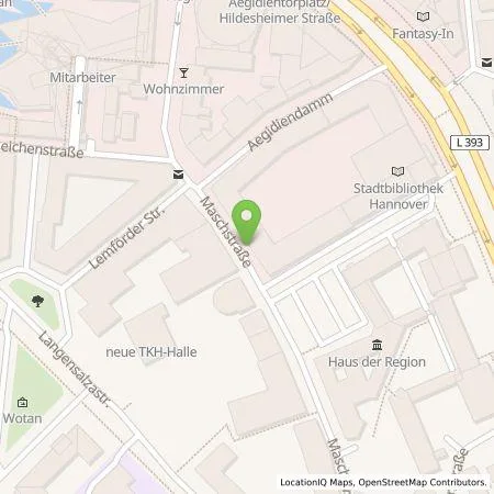 Standortübersicht der Tankstelle enercity AG in 30169 Hannover