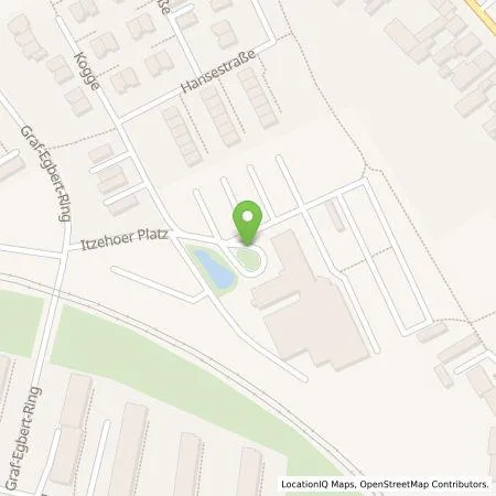 Standortübersicht der Tankstelle E.ON Drive GmbH in 25524 Itzehoe