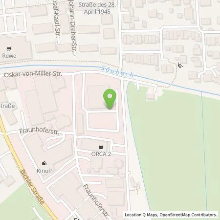 Standortübersicht der Tankstelle E.ON Drive GmbH in 82377 Penzberg