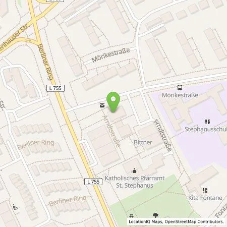 Standortübersicht der Tankstelle eze.network GmbH in 33100 Paderborn