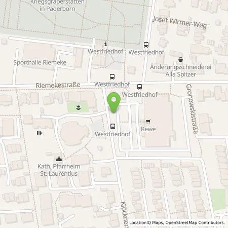 Standortübersicht der Tankstelle eze.network GmbH in 33102 Paderborn