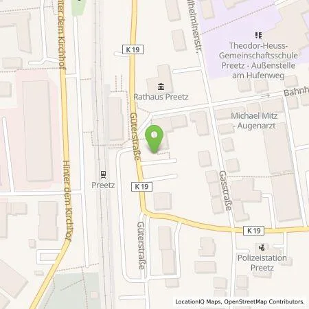 Standortübersicht der Tankstelle Stadtwerke Kiel AG in 24211 Preetz