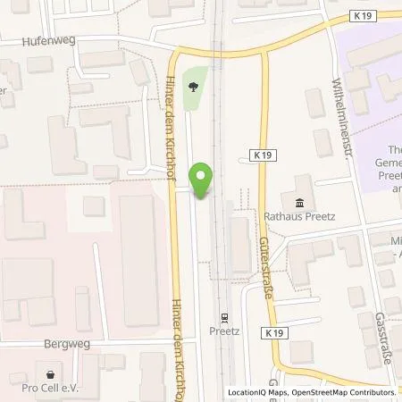 Standortübersicht der Tankstelle Stadtwerke Kiel AG in 24211 Preetz