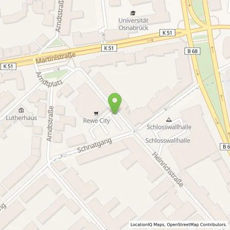 Standortübersicht der Tankstelle Osnabrücker Parkstätten-Betriebsgesellschaft mbH in 49080 Osnabrück