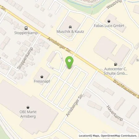 Standortübersicht der Tankstelle Shell Deutschland GmbH in 59759 Arnsberg