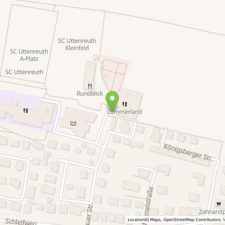 Standortübersicht der Tankstelle N-ERGIE Aktiengesellschaft in 91080 Uttenreuth