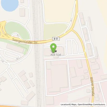 Standortübersicht der Tankstelle ALDI SÜD Immobilienverwaltungs-GmbH & Co. oHG in 66130 Saarbrücken