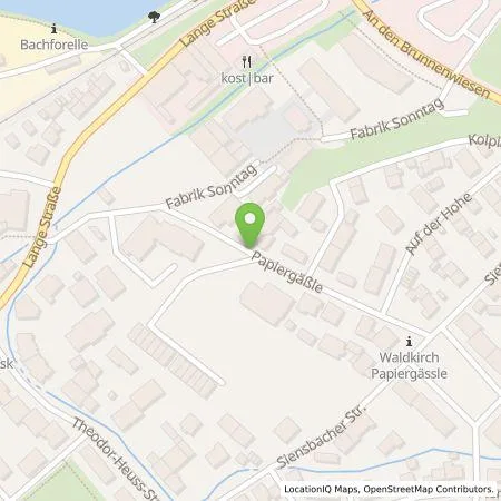 Standortübersicht der Tankstelle Team-Emobility GmbH in 79183 Waldkirch