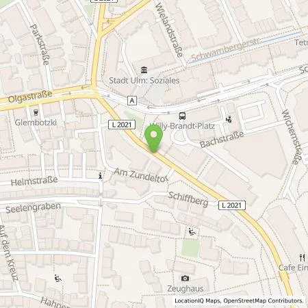 Standortübersicht der Tankstelle Team-Emobility GmbH in 89073 Ulm