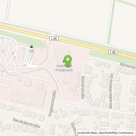 Standortübersicht der Tankstelle Team-Emobility GmbH in 77815 Bühl