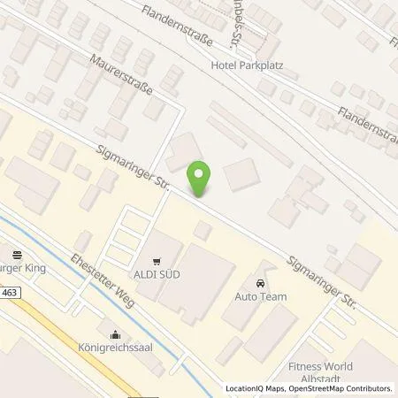 Standortübersicht der Tankstelle Team-Emobility GmbH in 72458 Albstadt