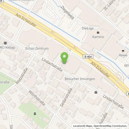 Standortübersicht der Tankstelle Team-Emobility GmbH in 72764 Reutlingen