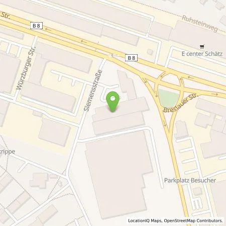 Standortübersicht der Tankstelle Team-Emobility GmbH in 90766 Fürth