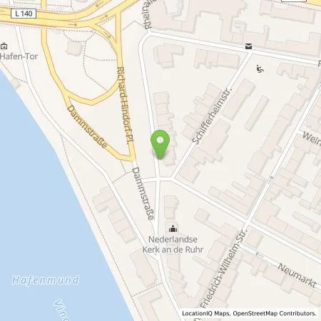 Standortübersicht der Tankstelle eze.network GmbH in 47119 Duisburg