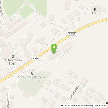 Standortübersicht der Tankstelle E.ON Drive GmbH in 18528 Bergen auf Rügen