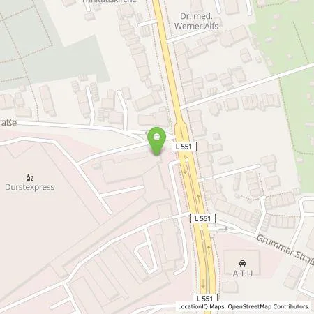 Standortübersicht der Tankstelle E.ON Drive GmbH in 44809 Bochum