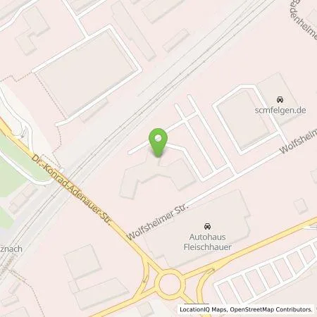 Standortübersicht der Tankstelle E.ON Drive GmbH in 55543 Bad Kreuznach