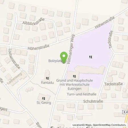 Standortübersicht der Tankstelle Gemeinde Eutingen im Gäu in 72184 Eutingen im Gäu