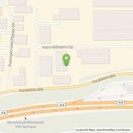Standortübersicht der Tankstelle GK Software SE in 66386 St. Ingbert
