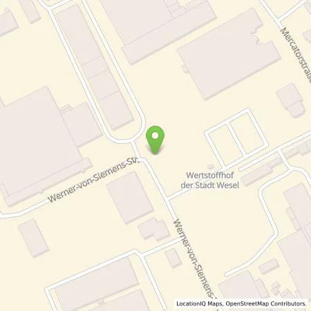 Standortübersicht der Tankstelle Stadtwerke Wesel GmbH in 46485 Wesel