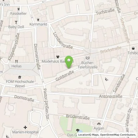 Standortübersicht der Tankstelle Stadtwerke Wesel GmbH in 46483 Wesel