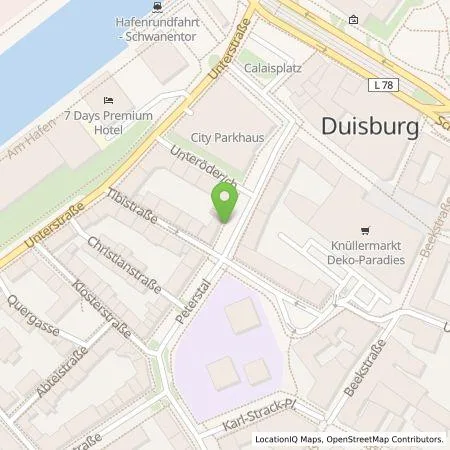 Standortübersicht der Tankstelle eze.network GmbH in 47051 Duisburg