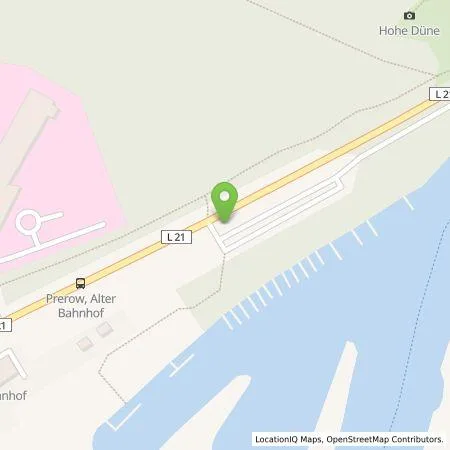 Standortübersicht der Tankstelle eze.network GmbH in 18375 Ostseebad Prerow