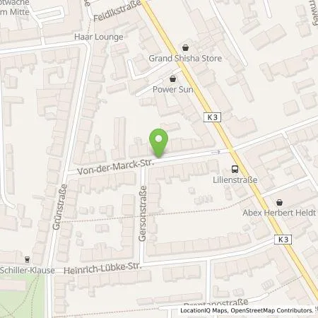 Standortübersicht der Tankstelle HOCHTIEF Ladepartner GmbH in 59065 Hamm