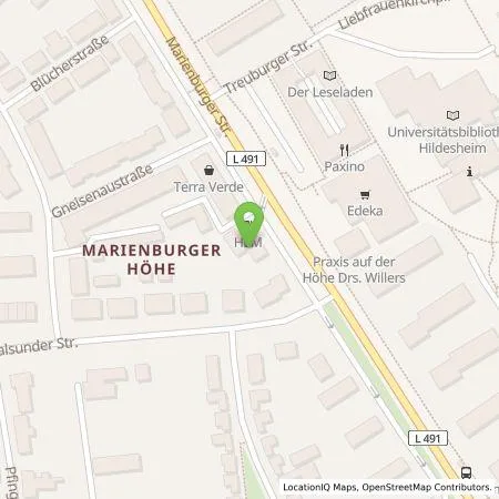 Standortübersicht der Tankstelle EWE Go GmbH in 31141 Hildesheim