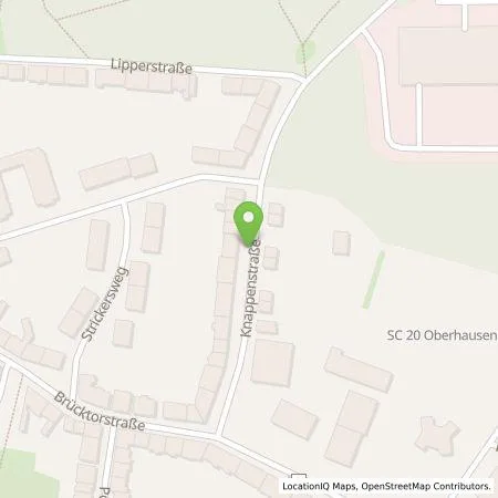 Standortübersicht der Tankstelle HOCHTIEF Ladepartner GmbH in 46047 Oberhausen