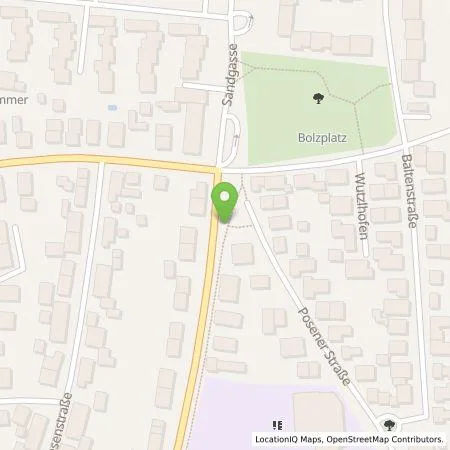 Standortübersicht der Tankstelle REWAG KG in 93057 Regensburg