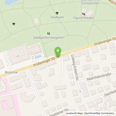 Standortübersicht der Tankstelle REWAG KG in 93049 Regensburg